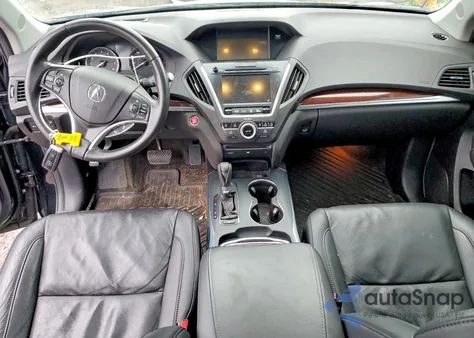 2014 Acura Mdx Advance z USA, uszkodzony, nr VIN 5FRYD4H85EB041854